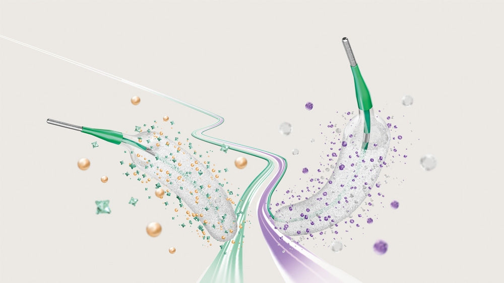 관상동맥성형술용 약물 코팅 풍선 2개